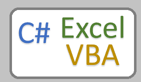 How to add VBA code in Excel using C#
